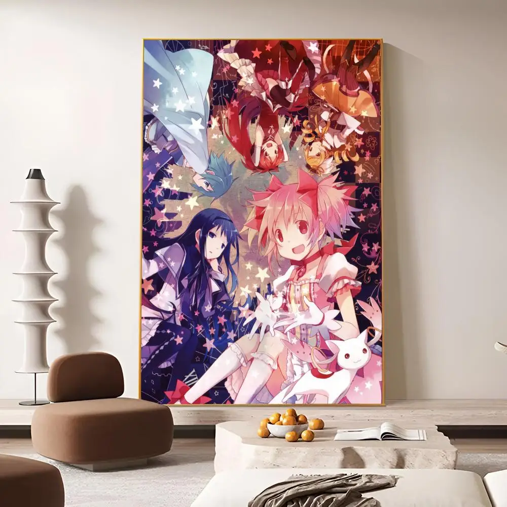 Puella Magi Madoka Magica аниме постер высокого качества цифровая печать на синтезированной