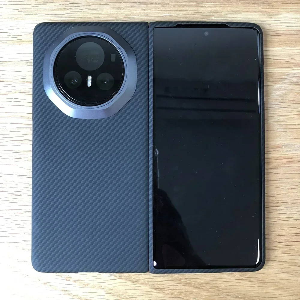 Черная фотография для Honor Magic V3 v3 кевларовый телефон настоящий Арамид карбон