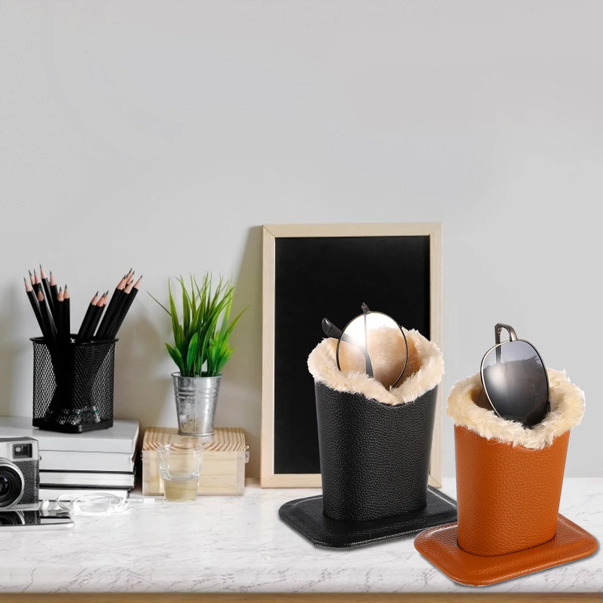 2 шт. подставка для очков держатель солнцезащитных чехол близорукость горшок