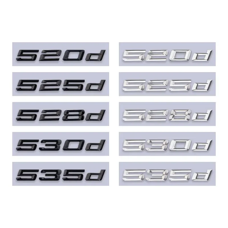 116d 118d 120d 125d 130d 135d наклейки с логотипом багажника автомобиля для 3 5 6 7 серии e46 e90 e60