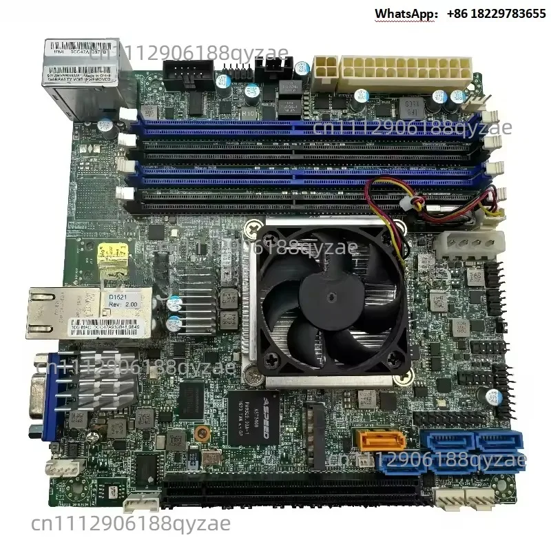 Материнская плата для ITX-сервера с двумя портами 10GbE |   Процессор Xeon D-1521 X10SDV - 4C - TLN2F (art.: 3920db075b343) - 3920db075b343