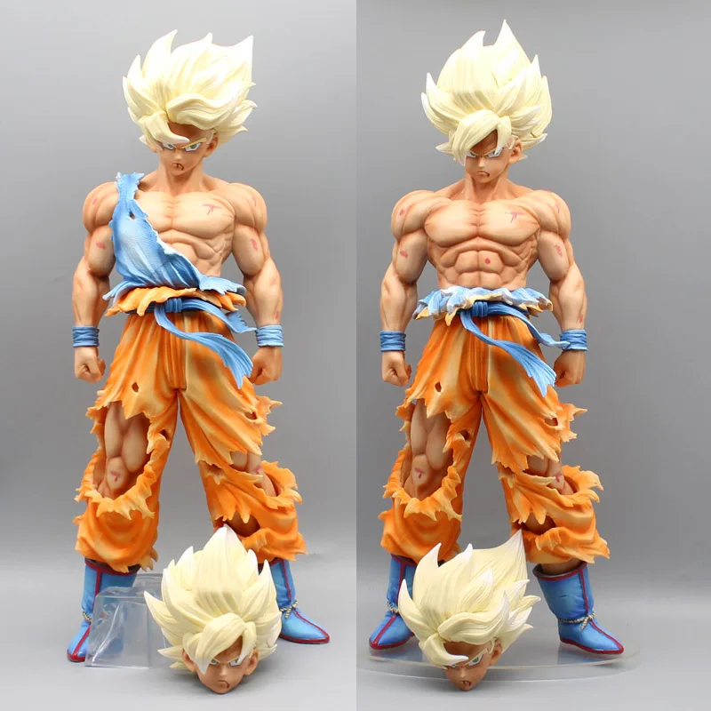 Super Son Goku Action Figures Magnetic Suction Double Ended Goku Pvc Collection Statue Model Toys Gifts