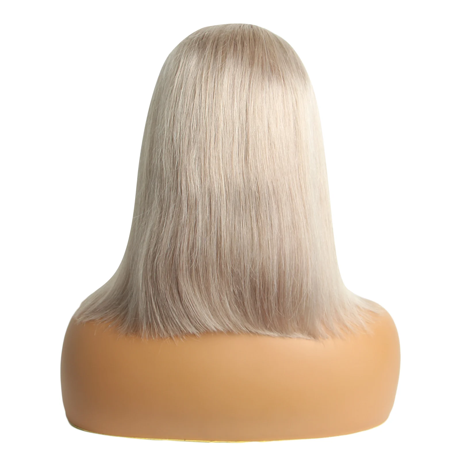 Пепельно-русый парик человеческие волосы короткие парики боб плотность 180% 13X4