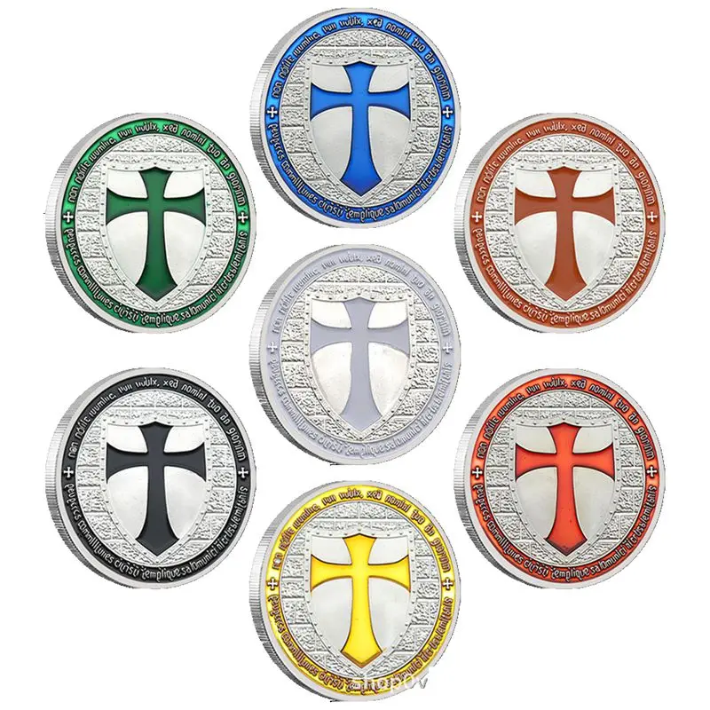 Европейская памятная медаль Рыцари крестового Креста металлическая монета для