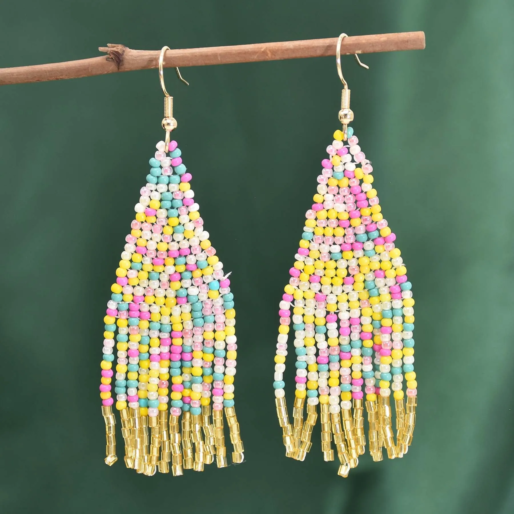 Серьги-капельки ALL FLY цветочные