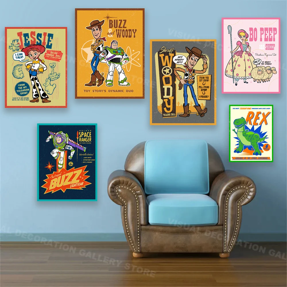 Милый фотопостер Disney настенное искусство холст современная живопись принты для