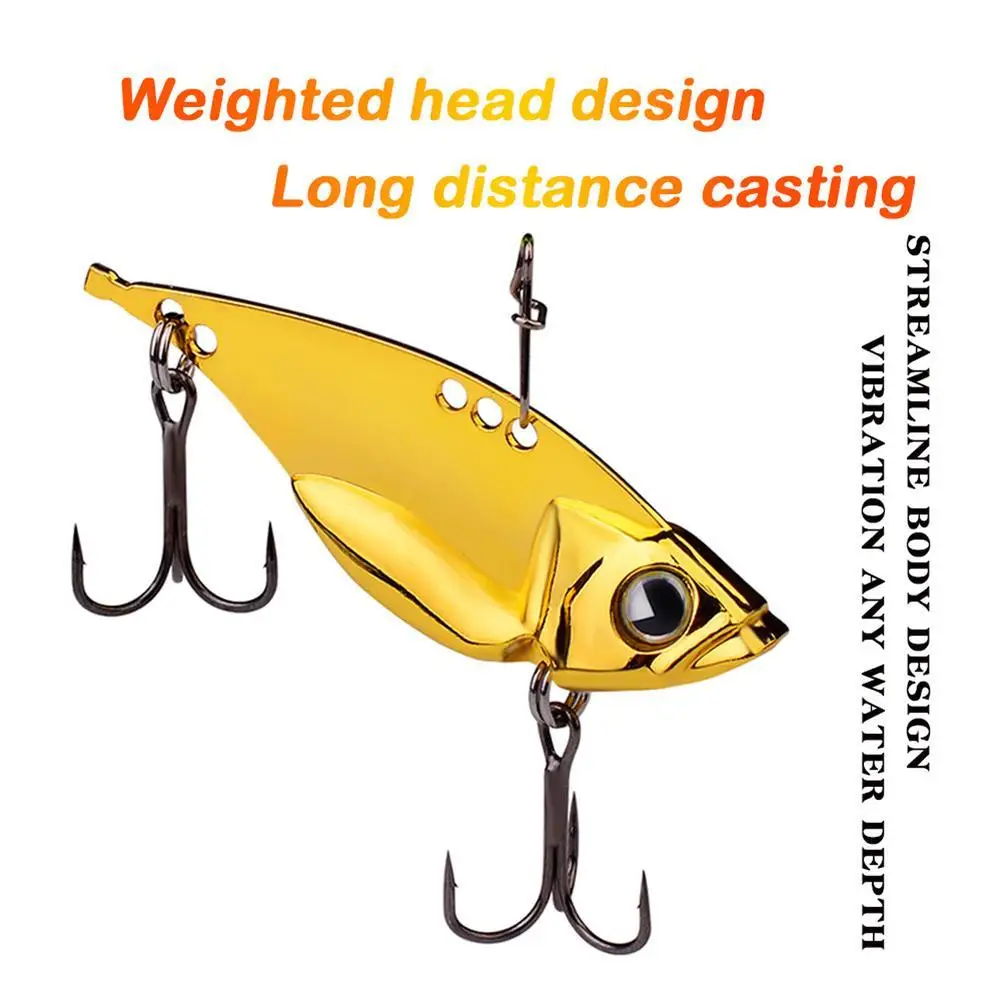 

VIB Spoon Fishing Lure Metal Spinner Fishing Bait Crankbait Bass Artificial Hard Baits VIB Fishing Tackle Sinking Bite Tackles