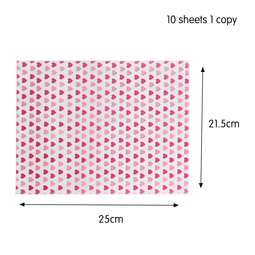10 шт. вощеная бумага для хлеба зажатой бумаги бургеров картошки фри масла