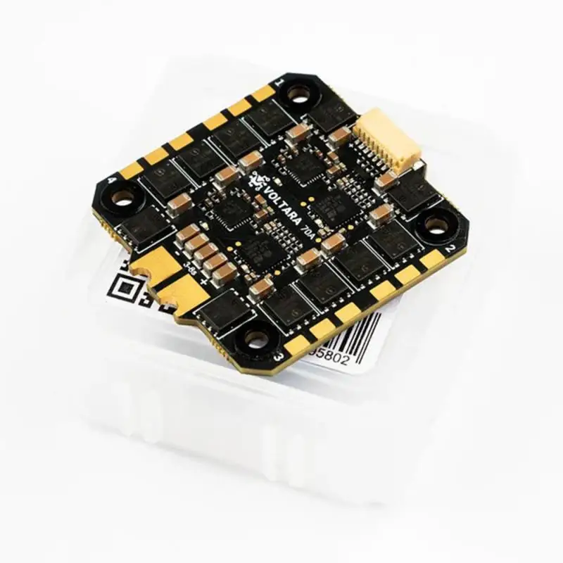 Фото VOLTARA 70A ESC DSHOT 150/300/600/1200/2400 с поддержкой батарей 3S-8S, 5V-40V для RC FPV гоночных, фристайл и дальнобойных дронов №3