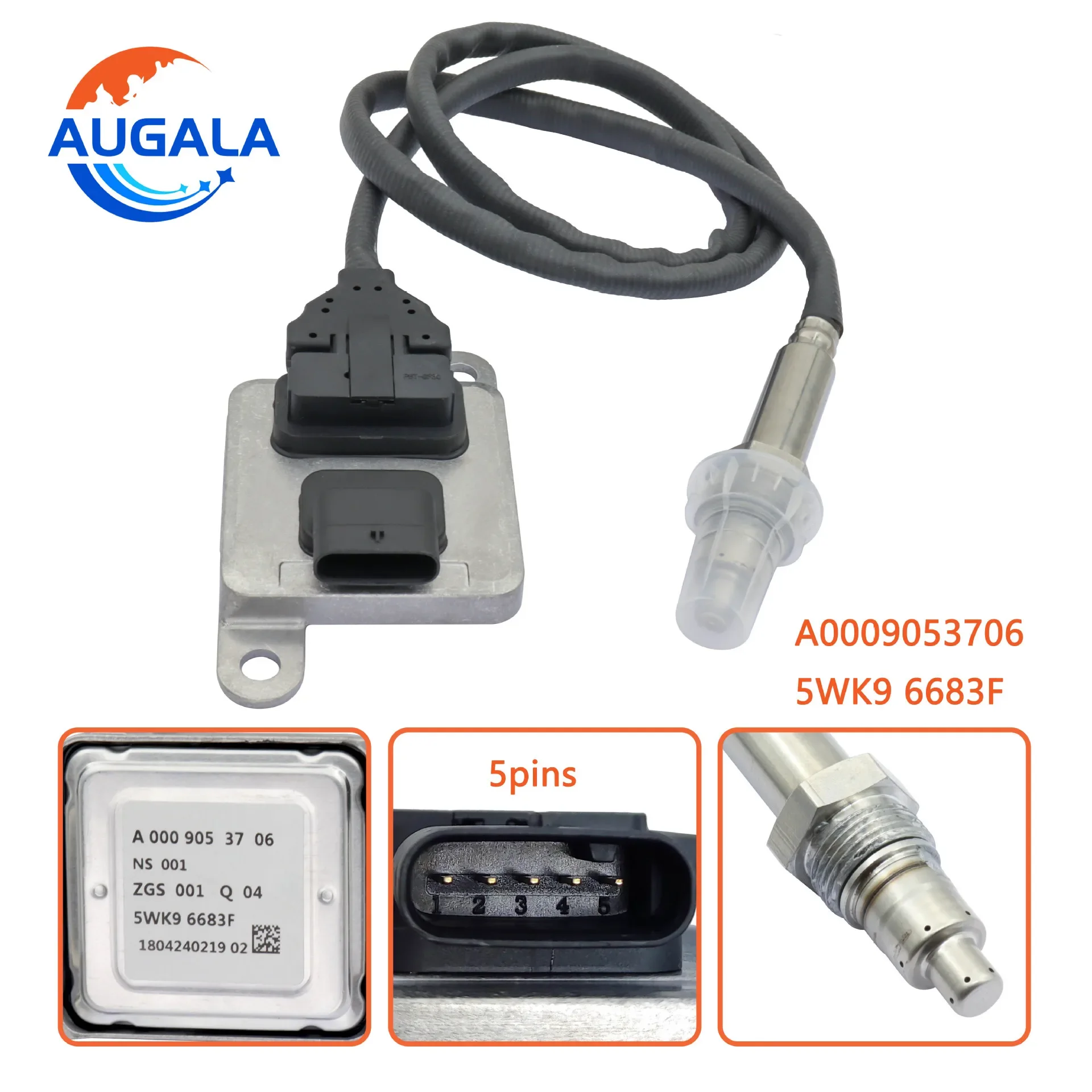 Азотный кислородный датчик A0009053706 A 000 905 16 12 5WK96683F