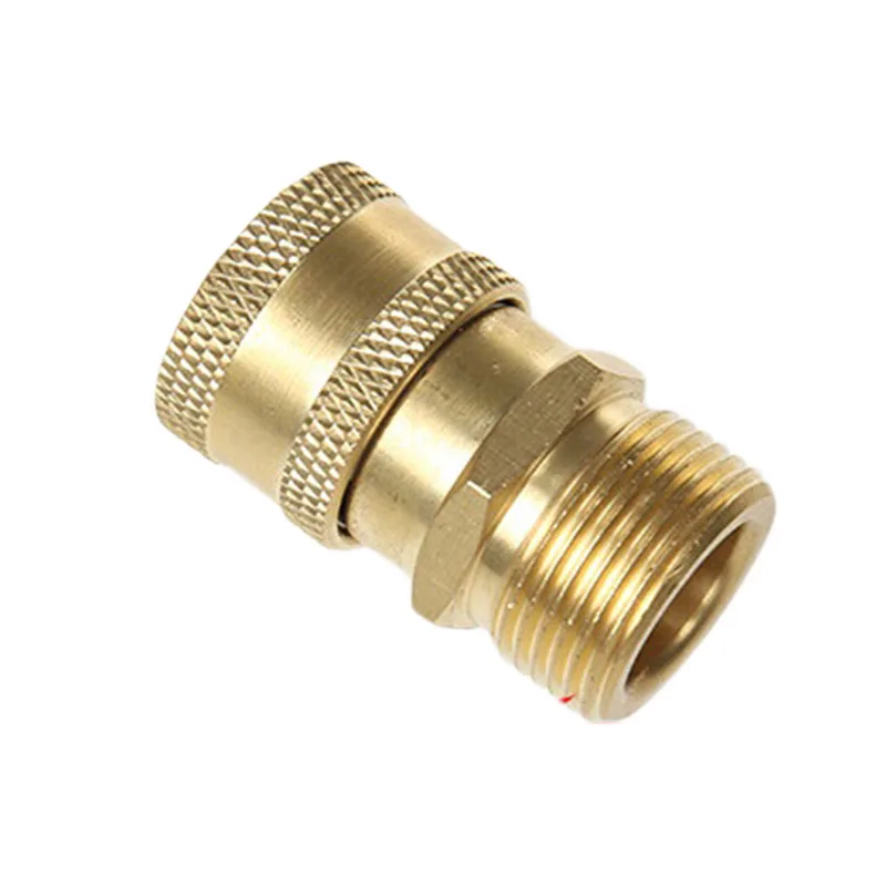 

Tool Quick Connector Nozzle Garden Accessories High Pressure Washer Brass Connection M22*1.5mm Replacement Spare