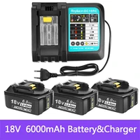 newest version makita bl1860 bl1880 18v 6000mah li ion cordless power tool rechargeable battery for makita bl1830 bl1840 bl1850