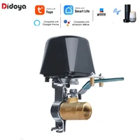 tuya smart wifi water valve controller bluetooth for water gas auto shut on off compatible with alexa google assistant