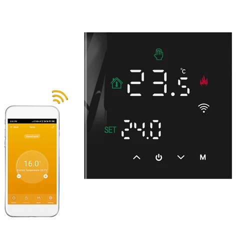 Minco Heat Smart Wifi пульт дистанционного управления 16A для электрического напольного отопления - изображение