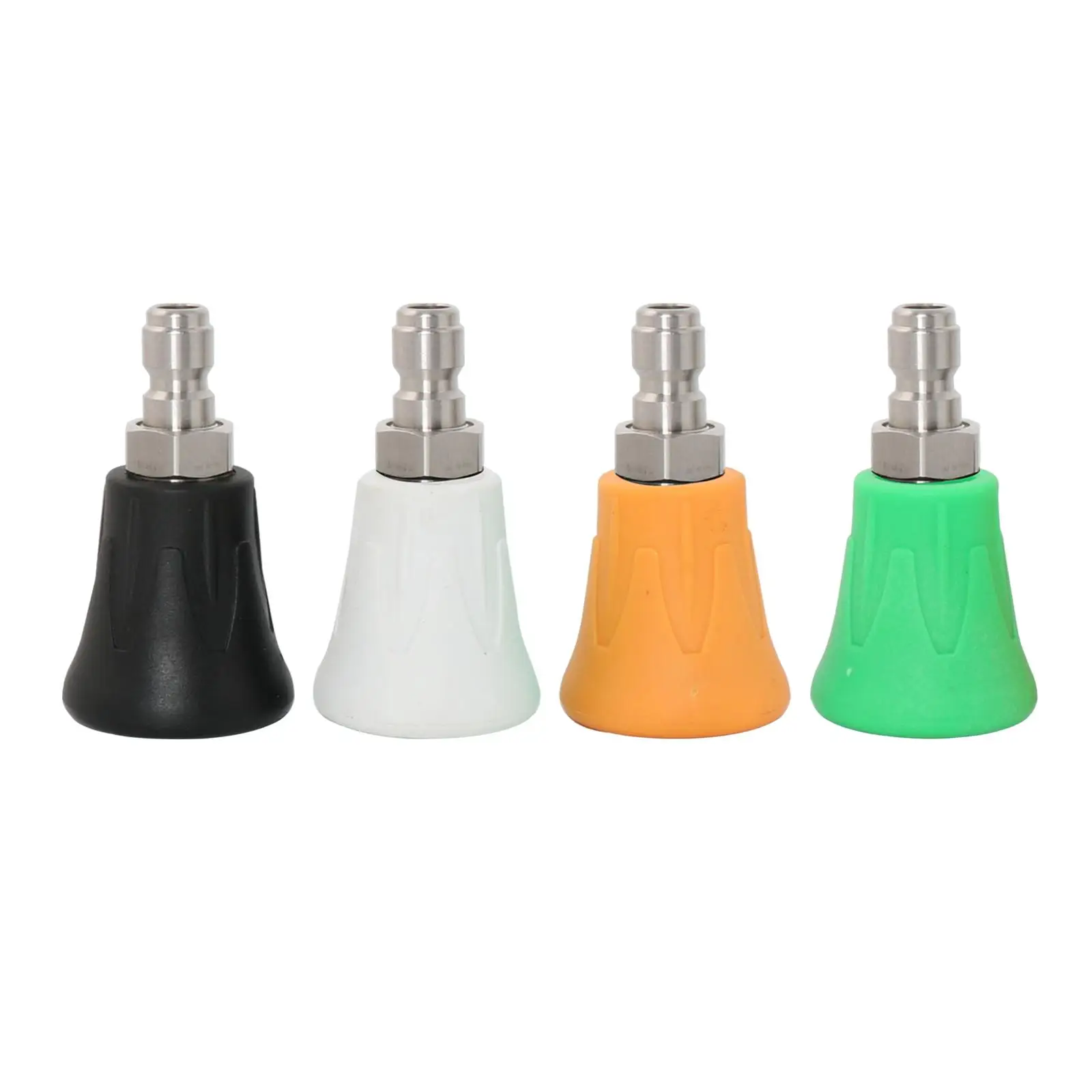 

1/4 Pressure Washer Tips Pressure Washer Accessories Stainless Steel High Pressure Water Nozzle Household for Lawns Cars Plants