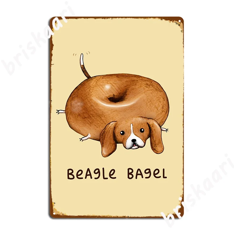 

Металлический знак Beagle Bagel, Клубная домашняя пещера, украшение для паба, роспись, оловянный знак, плакат