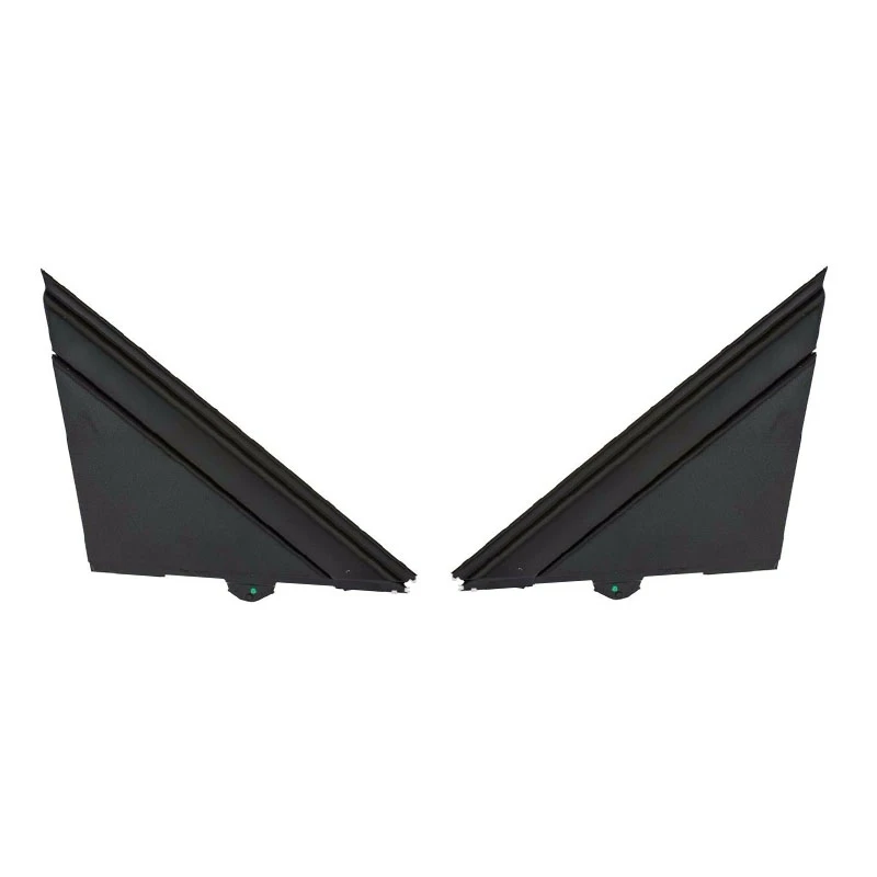Car Left & Right Door Mirror Flag Cover Molding Triangle Cover for FIAT 500 12-19 1SJ85KX7AA 1SD00KX7AA