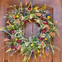 front door wreath%c2%a0exquisite%c2%a0eye catching%c2%a0weather resistant%c2%a0decorative vivid wall hanging flower wreath%c2%a0household supplies%c2%a0