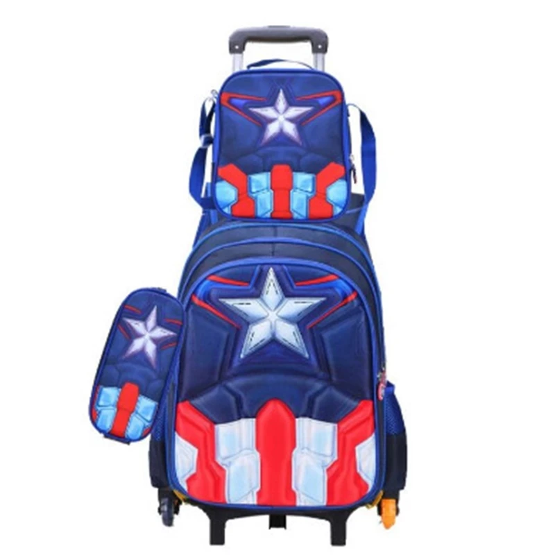 

Children school backpack with Wheels School Rolling backpack Bag For girl school Trolley Bag kids trolley wheeled Backpack se