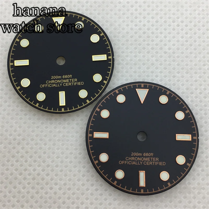 Светящийся циферблат с механизмом NH35NH36NH38 Miyota 8215 8205 DG 2813 3804 PT5000 29 мм