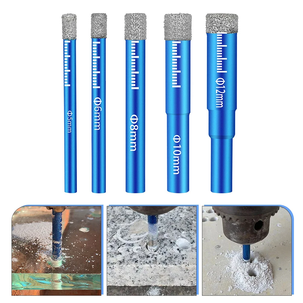 

Tile Glass Drill Bit Porcelain Dry Hole Sets Kits Hand Tools Diamond Bits Granite Hard Material Ceramic Stone
