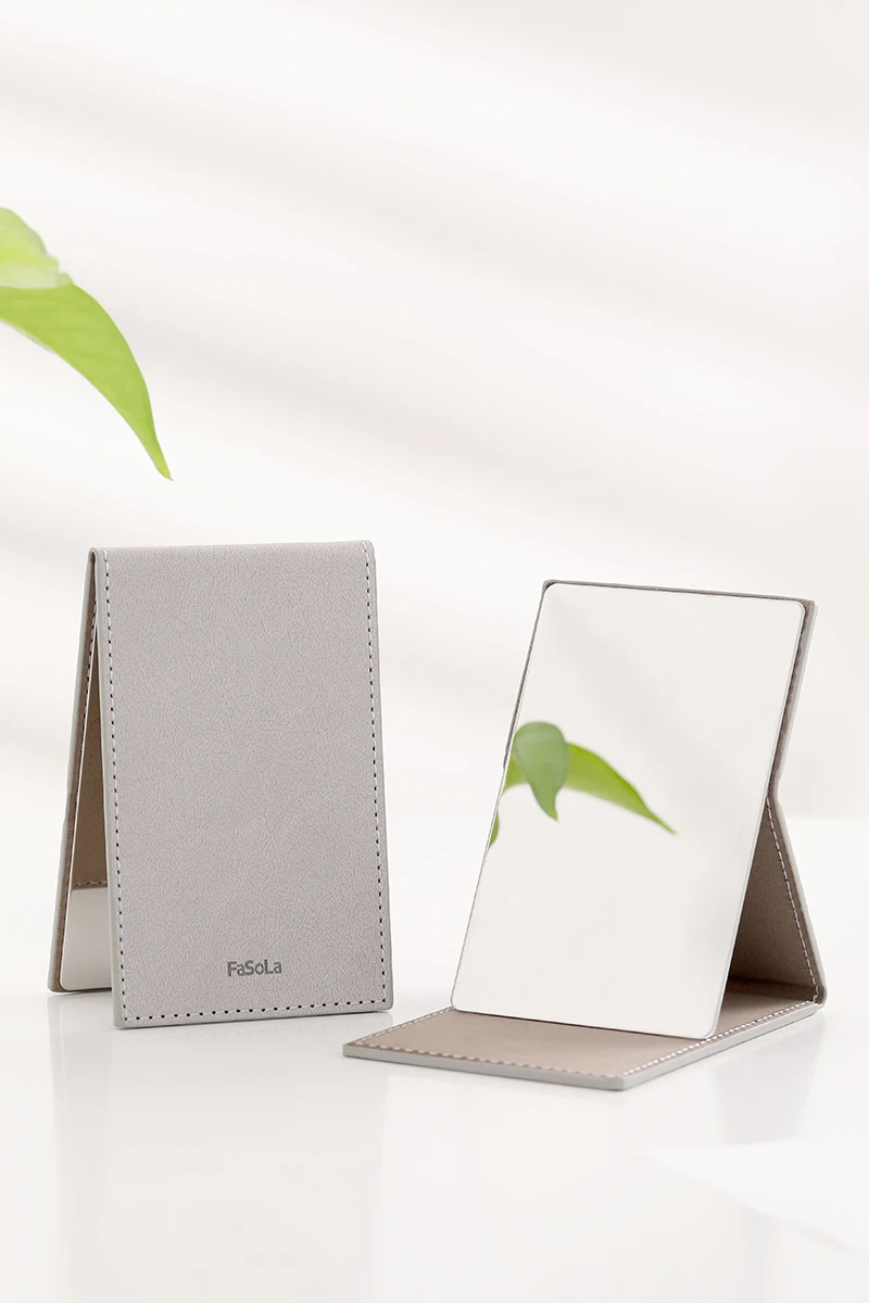 

Small Mirror Portable Mirror Makeup Mirror Cute Portable Foldable Student's Hand Mirror