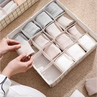 washable closet drawer storage organizer for socksleggingsbras foldable wardrobe mesh divider box underwear separation drawer