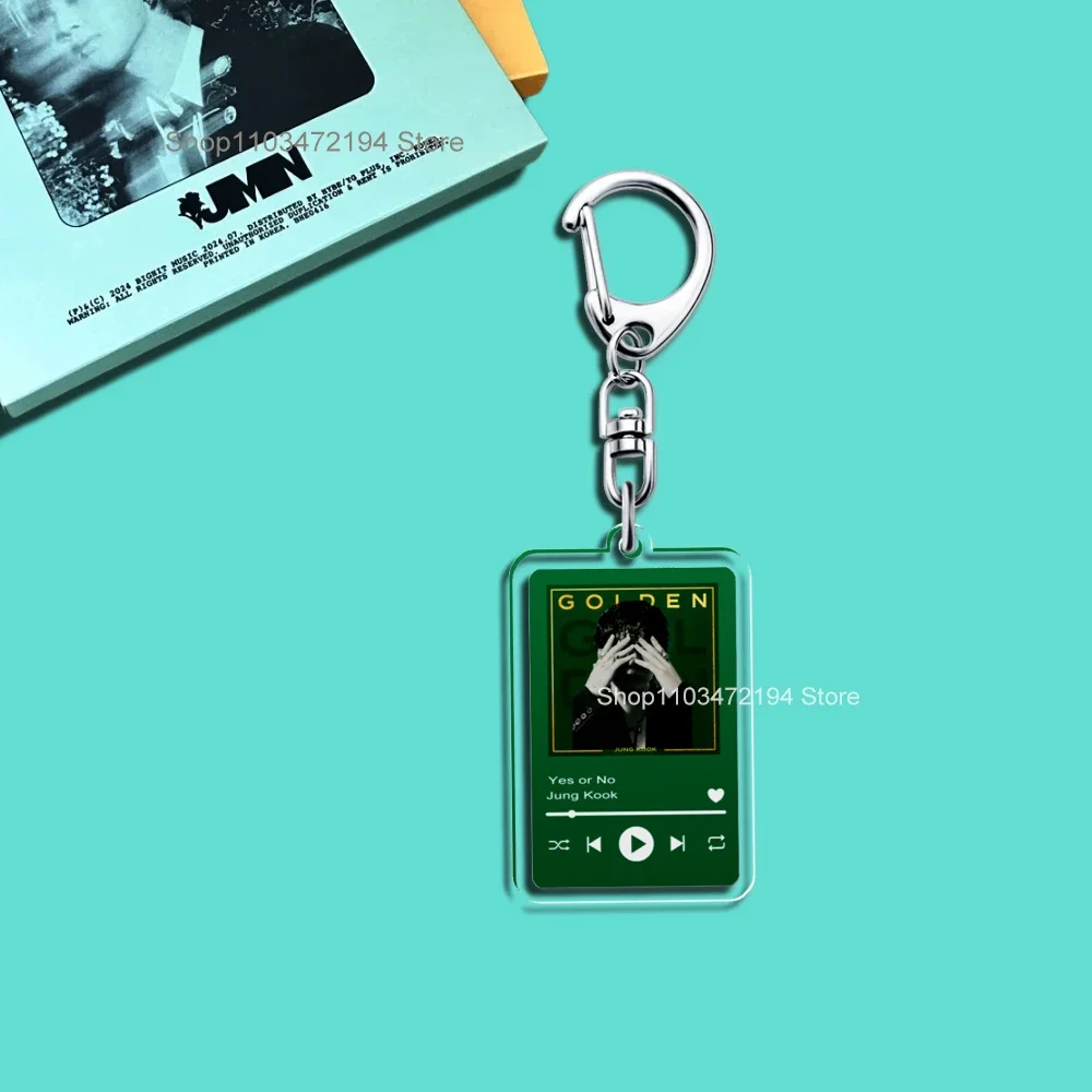НОВЫЙ акриловый брелок для музыкального плеера Kpop ЗОЛОТАЯ МУЗЕЯ Альбом LAYOVER Agust Dds