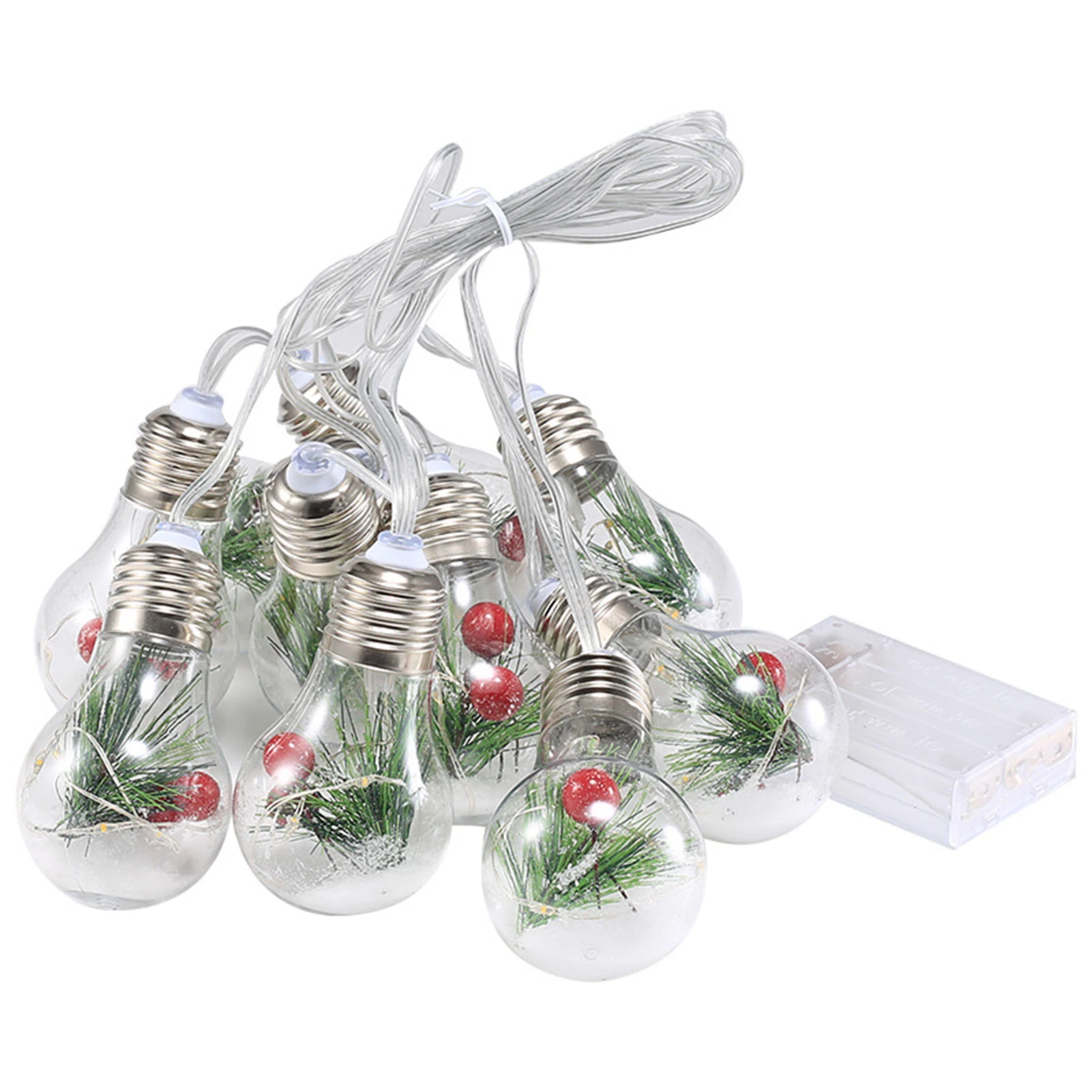 

Globe String Lights 10 Ball Light 50 LED Battery Operated Fairy Lights for Tree Patio Party Garden Yard xobw