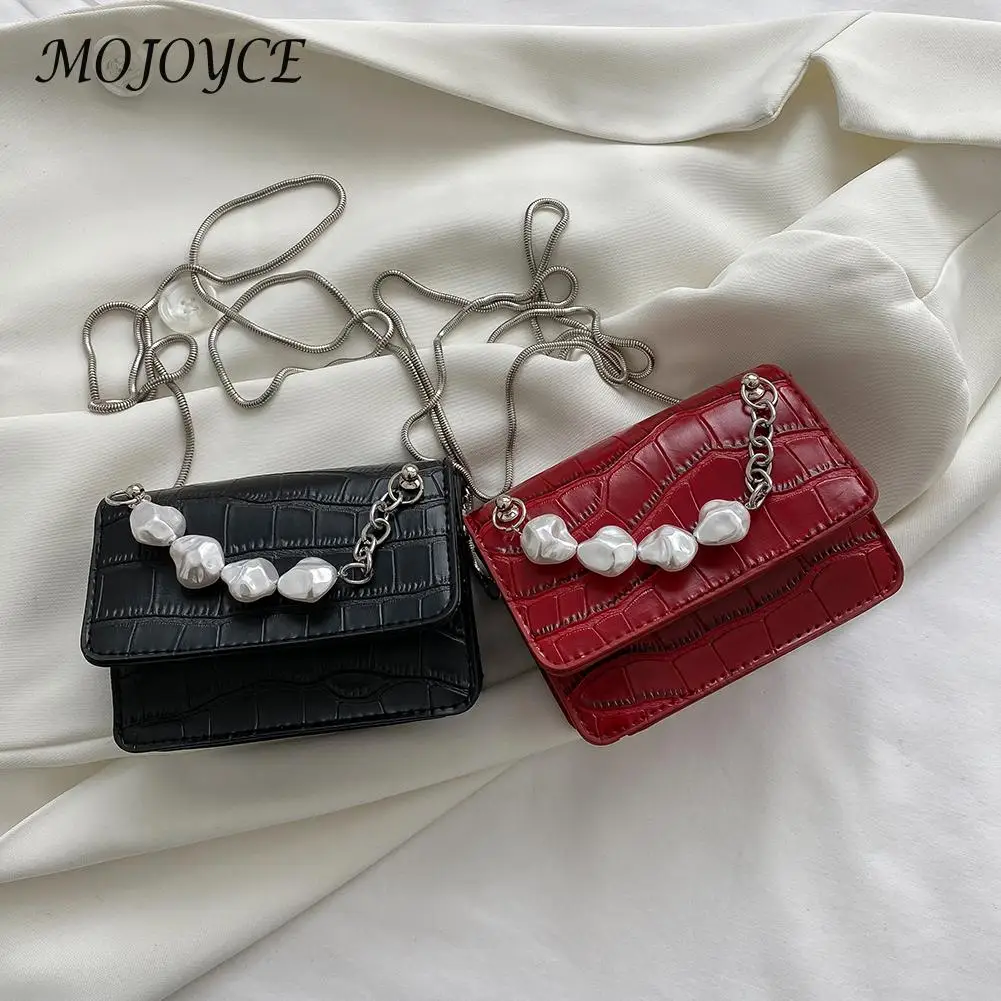 

PU Leather Women Shoulder Bags Alligator Pattern Solid Crossbody Small Phone Clutch Totes Ladies Travel Handbag