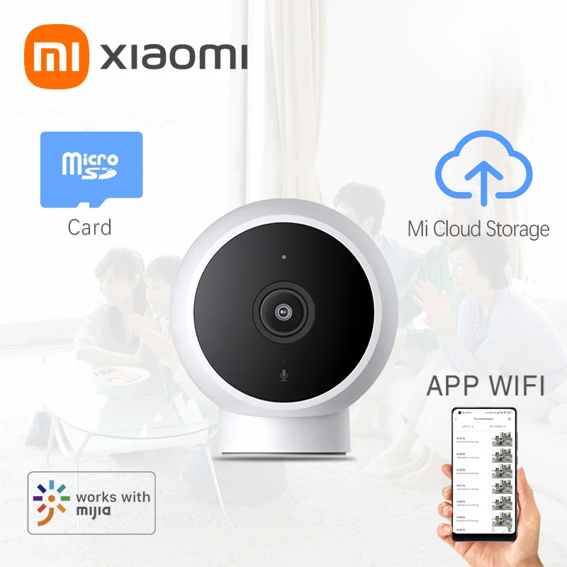 

XIAOMI Smart IP Camera Standard Edition 2K HD Infrared Night Vision CCTV Voice Intercom AI Alarm Magnetic Base Home WiFi Videcam