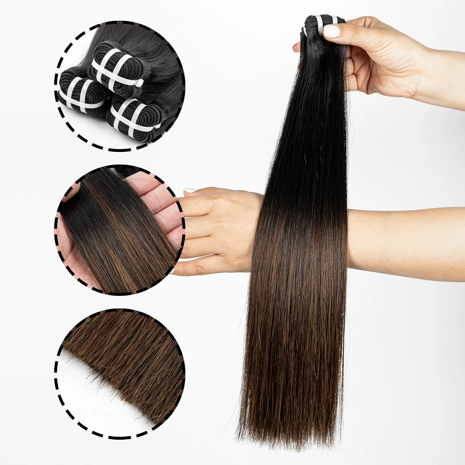 16A Прямые супер двойные нарисованные необработанные вьетнамские пучки