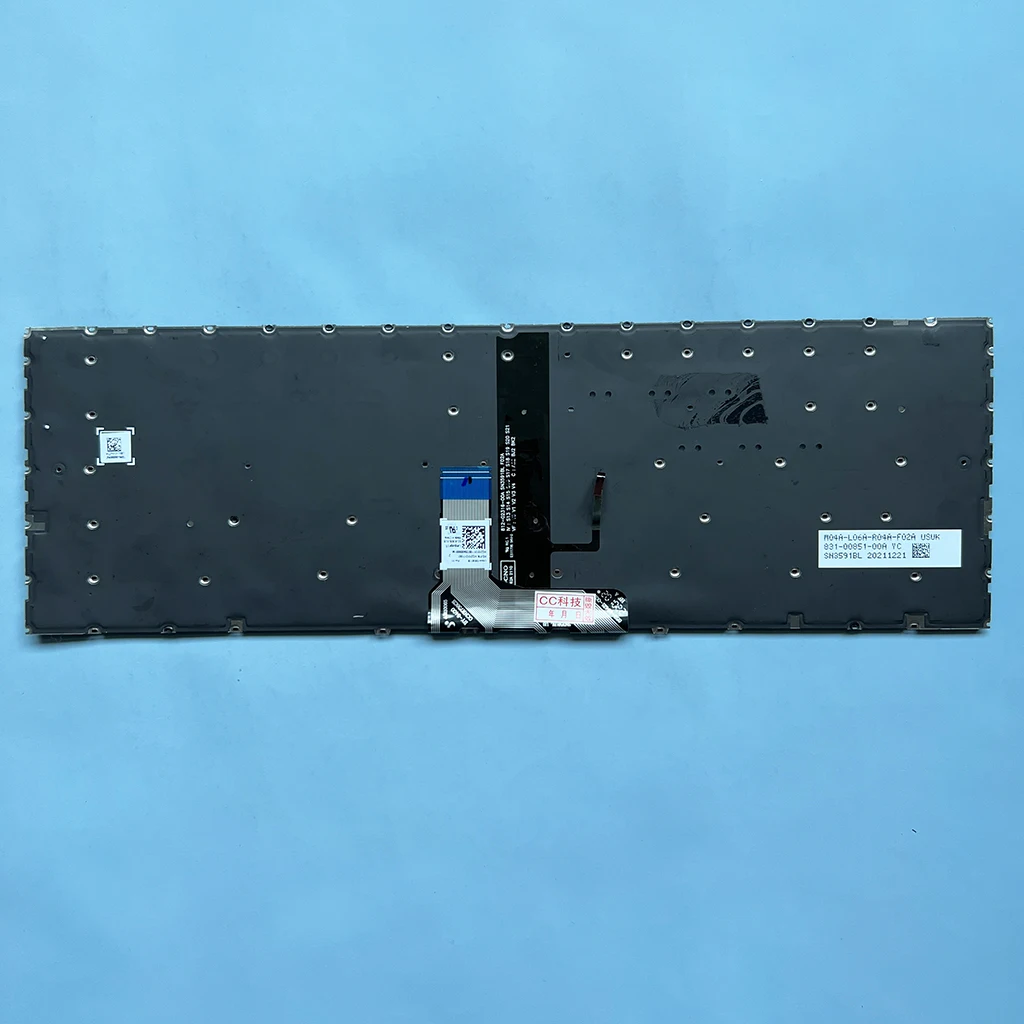 Фото UX425E клавиатура для ноутбука Asus ZenBook 14 UM425 UM425I UM425IA UX425 UX425J UX425JA UX425E UX425EA U4700 с подсветкой SN3591BL №2