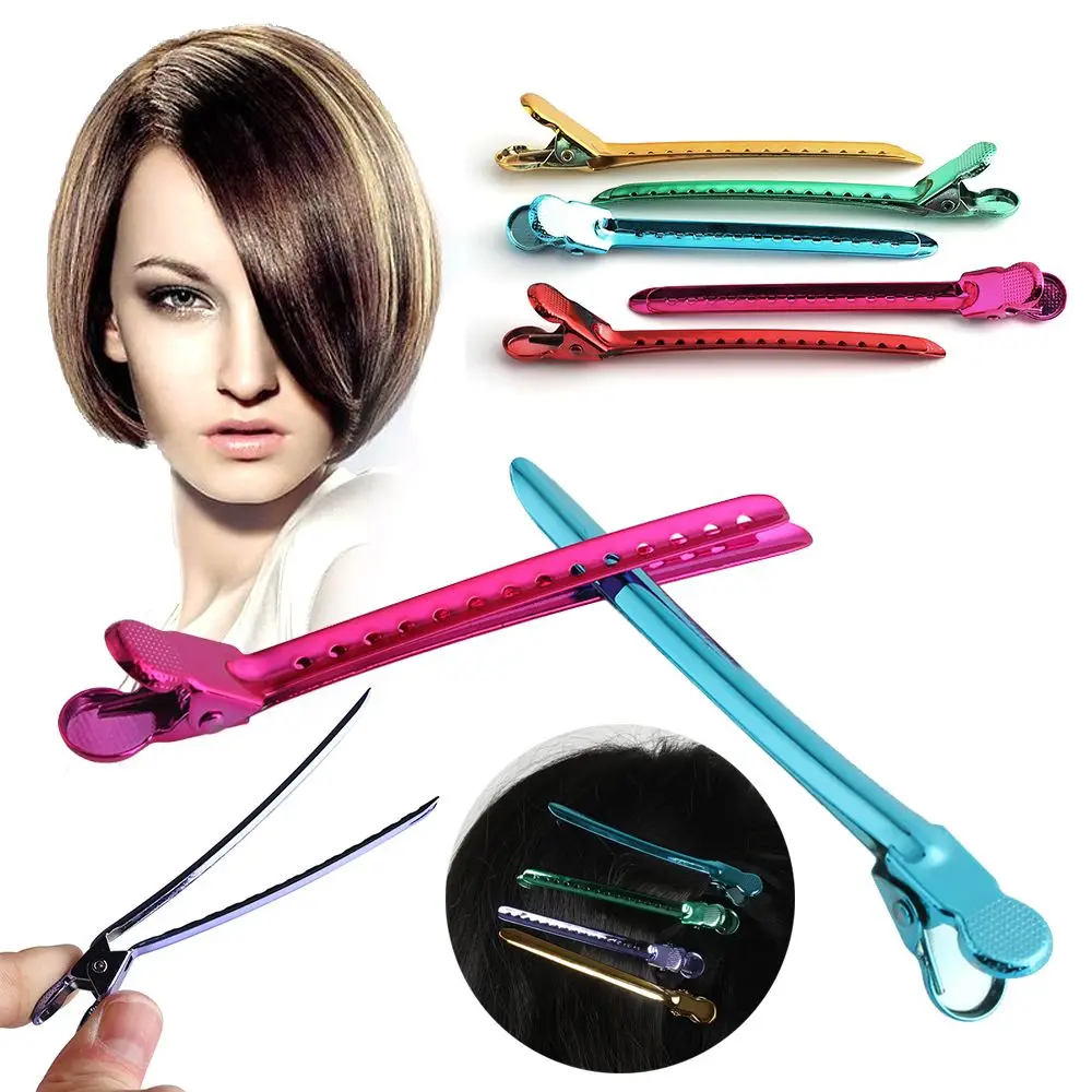 

6/12 Pcs New Women Styling Tools Hairdressing Hair Clips Duck Mouth Salon Clamps Metal Hairpins