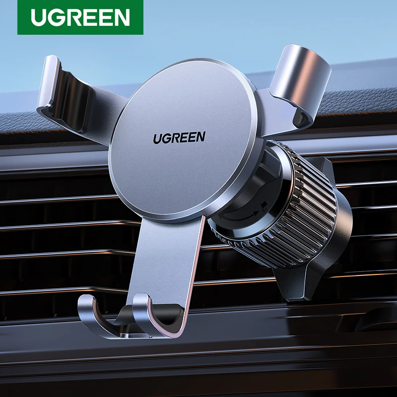 

Автомобильный держатель для телефона UGREEN, подставка для телефона на вентиляционное отверстие в автомобиле, подставка-держатель для мобиль...