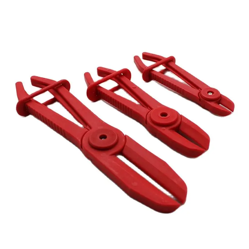 3 Pieces Large Medium Small Hose Pliers Pipe Clamps Brake Pliers Set Free Hands Plastic Radiator Brakes Pipe