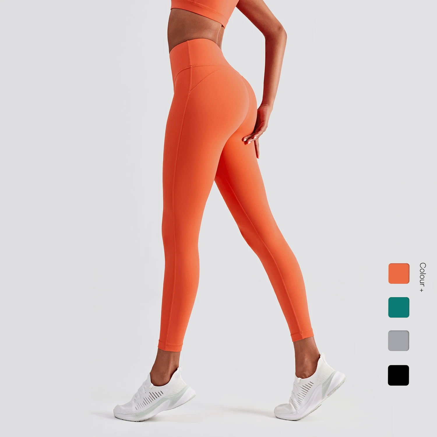 

Lulu Yoga Leggings Naked Girls Pants Gym Fitness Sport Tights Female Clothing High Waist Peach Hip Elasticity Seamless Leggings