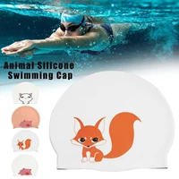swimming cap hat sporty ultrathin bathing swimming caps waterproof swim pool cap ear protect silicone diving hat for adults