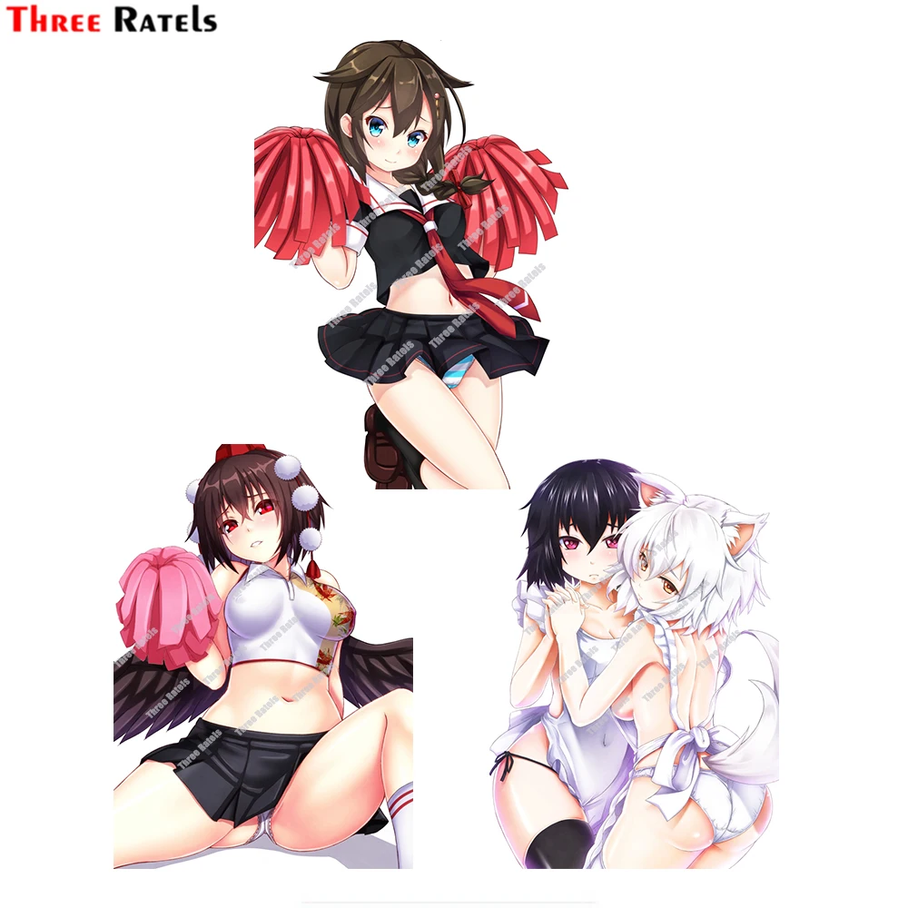

Three Ratels D990 Cute Cartoon Girl Shigure Kantai Collection Personalized Anti Scratch Film Stickers And Decals For Car Exter