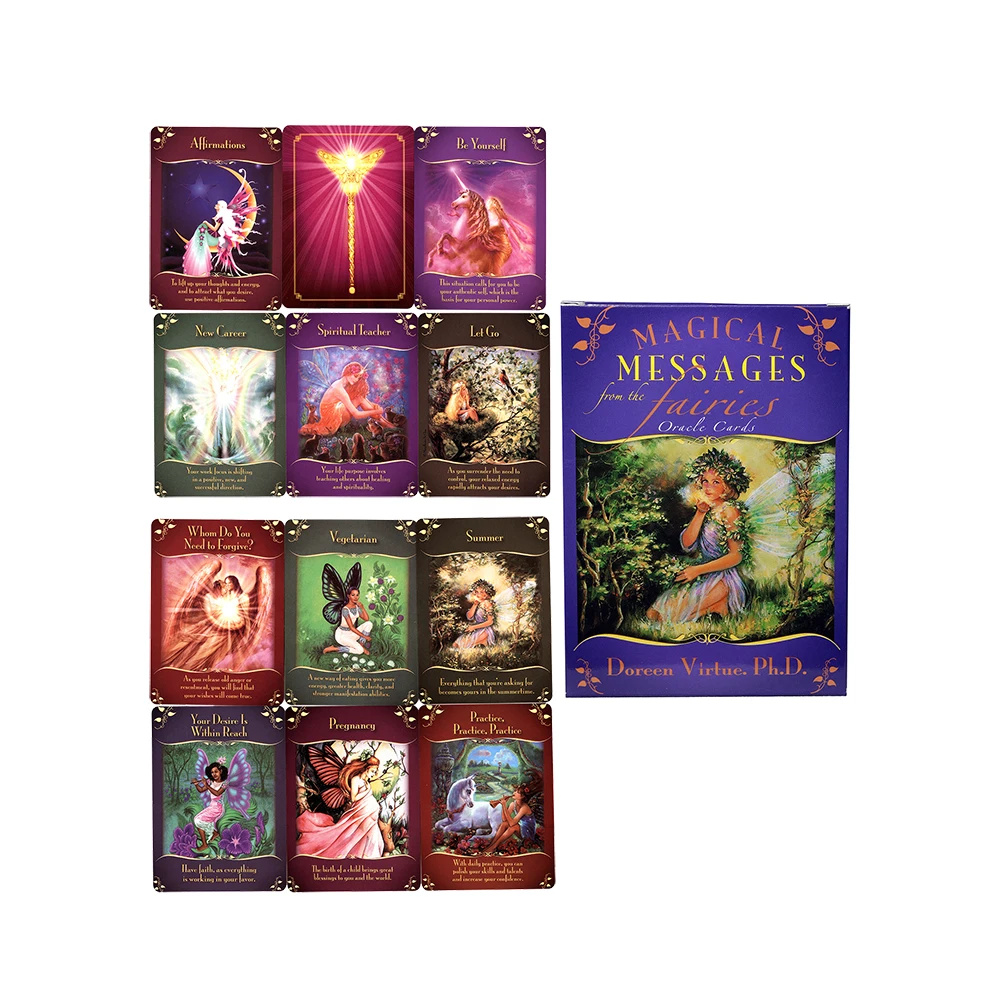 

In 2022New Oracle Decks.Messages From The Fairies Oracle CardsSupport Wholesale Factory Made Doreen Virtue