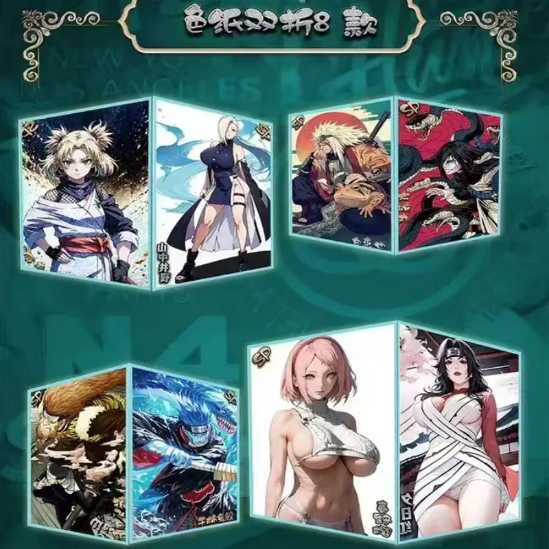 2025 новейший чехол оптовая продажа Nike Cult Naruto Naked-Eye 3D коллекционная карта Sakura Booster Box