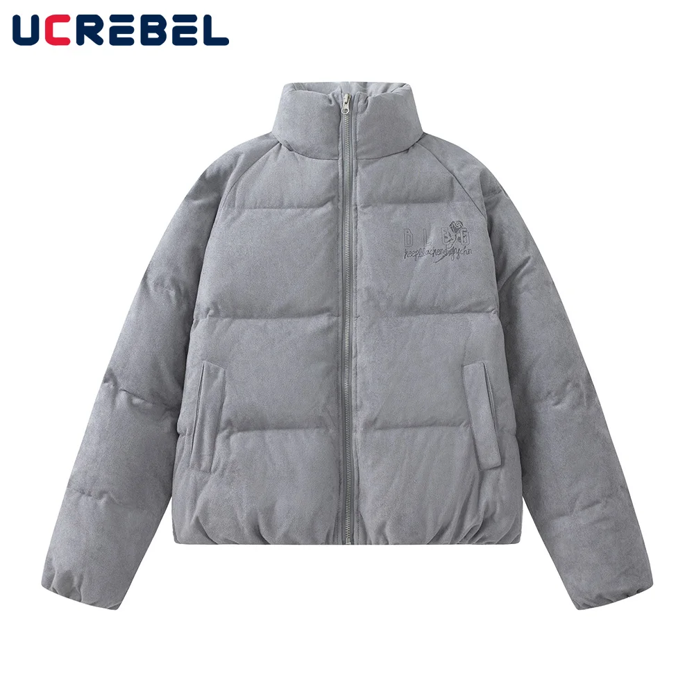 

Куртка мужская зимняя стеганая с длинным рукавом и воротником-стойкой