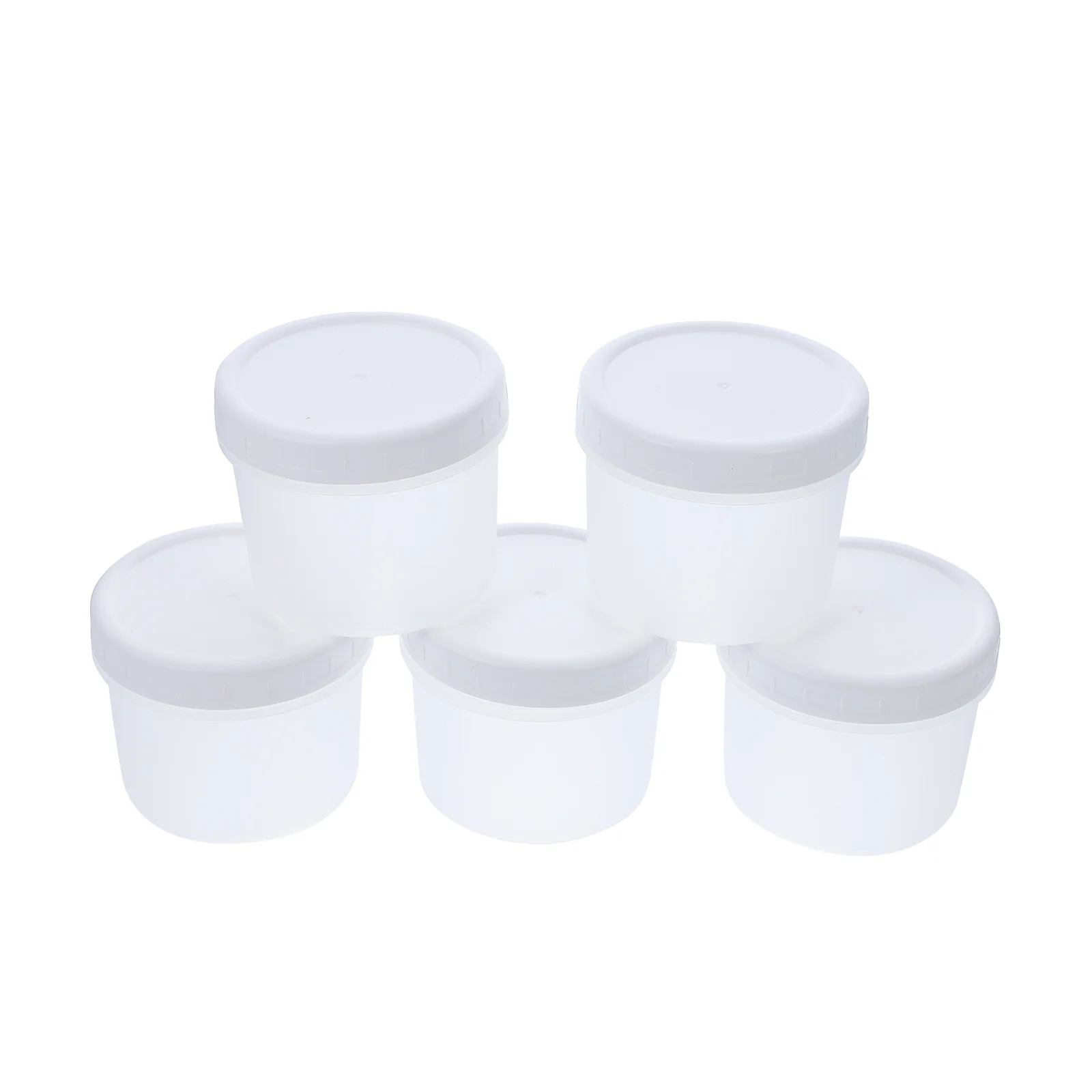 

Ice Containers Cream Freezer Storage Tubs Dessert Boxfruit Caselids Sorbet Bucket Container Cups Carton Homemademini Small