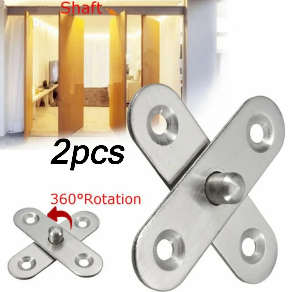 

Stainless Steel 360 Degree Rotating Door Pivot Hinge Tone Rotary Folding Hinges For Kitchen Cabinets Furniture Door Hinges