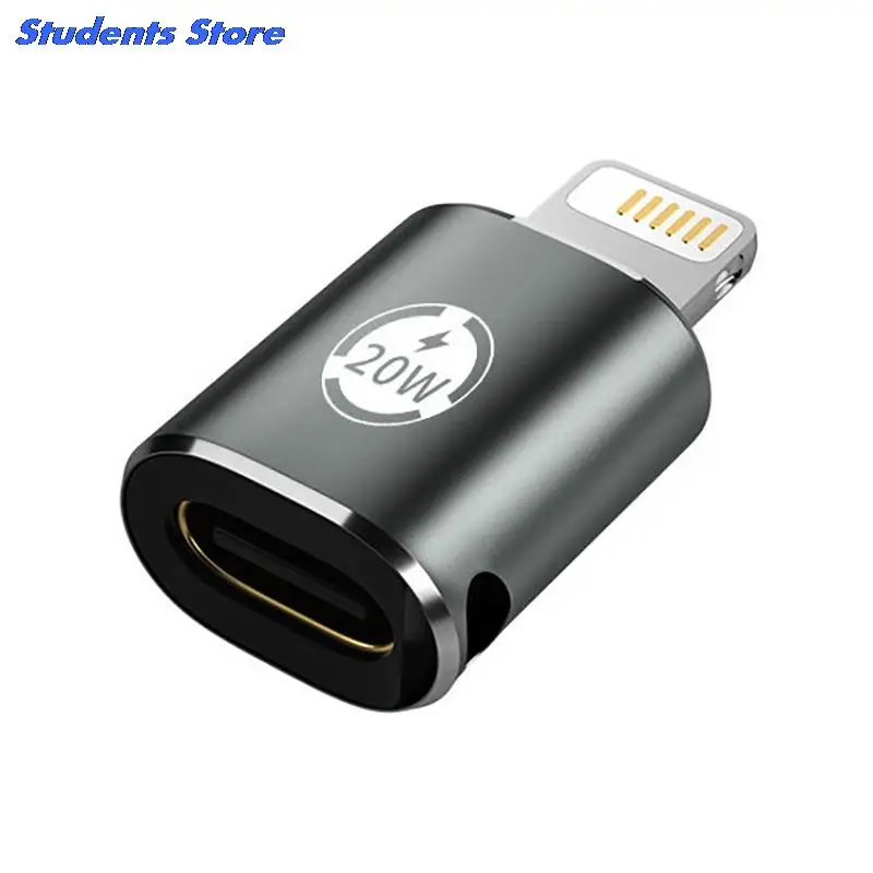 1PD20W USB Type-C Fast Charging Adapter For IPhone 11 USB C Female To Lighting Male Straight Head Elbow Converter Adapter​