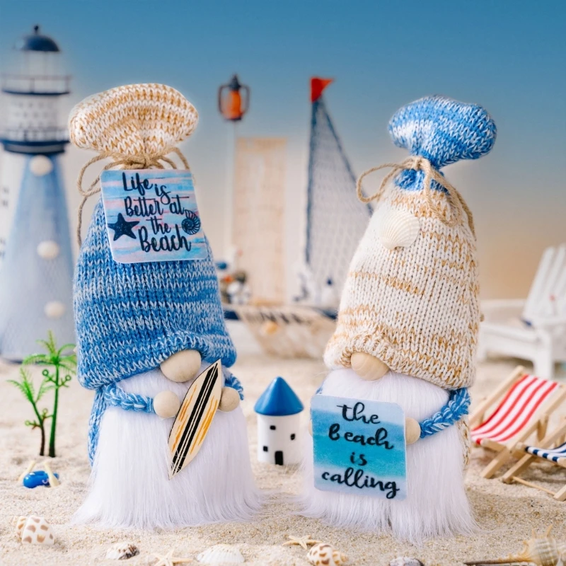 

Летние декоративные поделки с морским гномом, украшения для дома, спальни, общежития, праздничное украшение для вечеринки