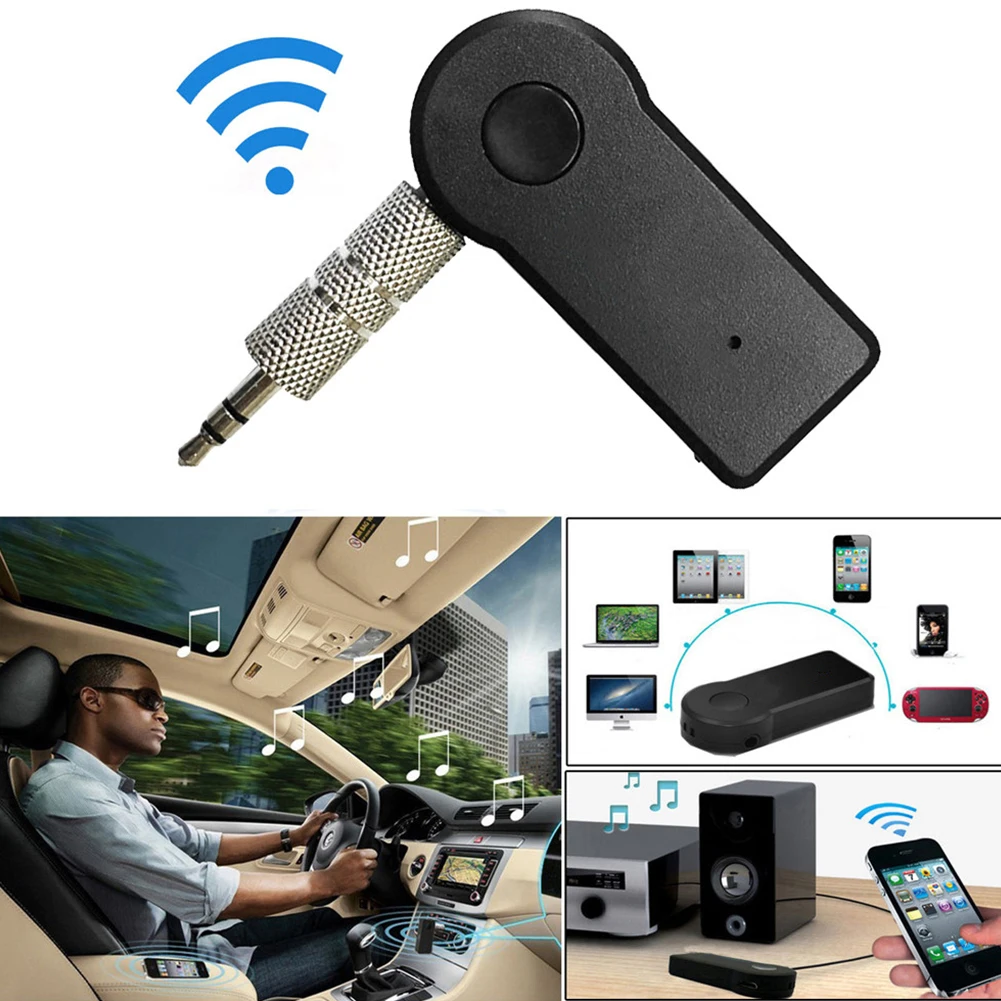 

1 шт. Мини Bluetooth 3,5 мм разъем AUX аудио MP3 музыка Bluetooth приемник автомобильный комплект беспроводной гарнитуры Динамик адаптер для наушников 2022