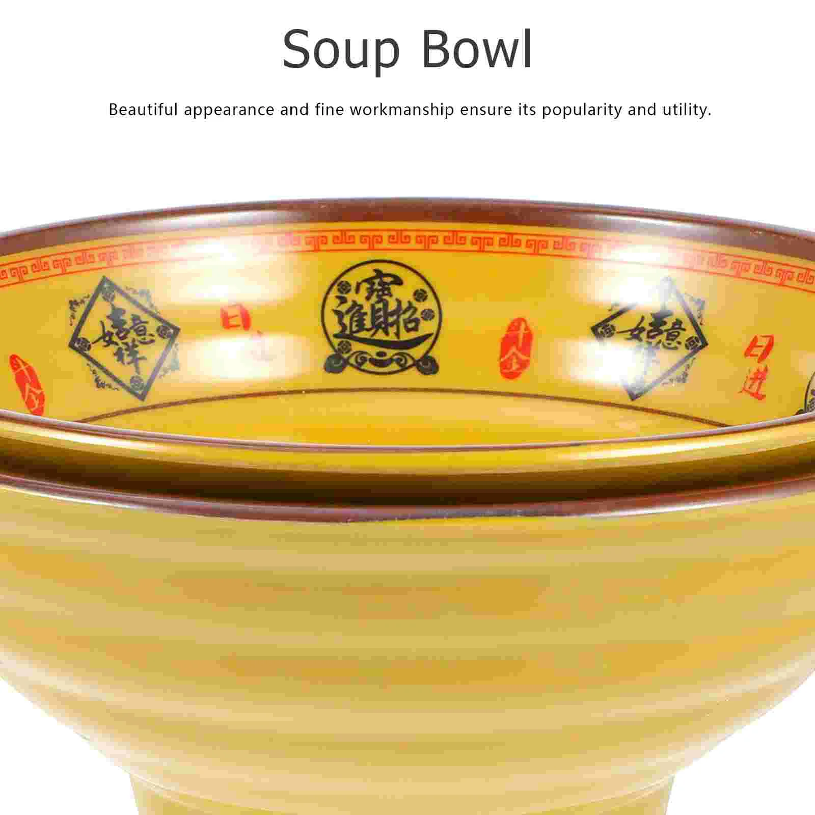 Миска Контейнер для лапши Меламиновая посуда Большой суп Рамен Чаши Фарфоровые