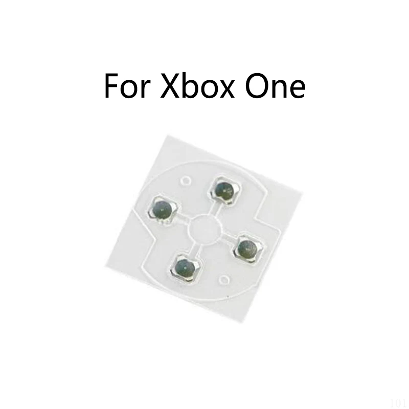 Фото 2 шт./компл. для контроллера XBOX One S, кнопка D-Pad, металлическая купольная токопроводящая пленка, наклейка для Xbox One Series S X №2