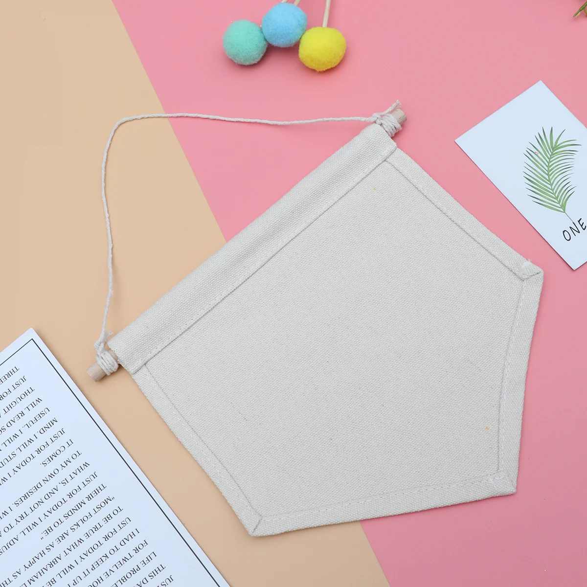 

Banner Pin Display Wall Canvas Blank Enamel Banners Holder Pennant Flag Collection Organizer Diy Cotton Plain Hanging Lapel